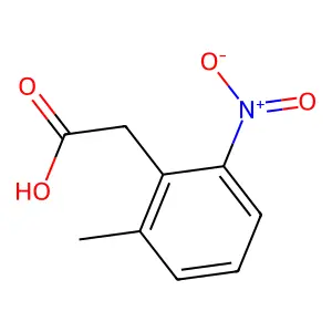 2-(2-Methyl-6-nitrophenyl)acetic acid structure
