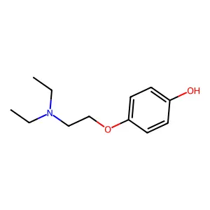 4-(2-Diethylaminoethoxy)phenol structure