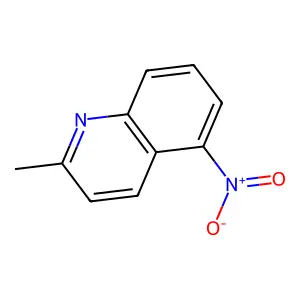 2-Methyl-5-nitroquinoline structure