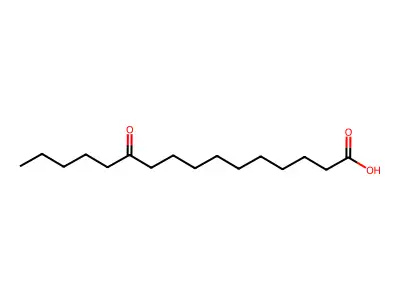 11-Oxohexadecanoic acid structure