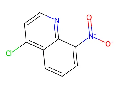 4-Chloro-8-nitroquinoline structure