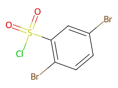 2,5-Dibromobenzenesulfonyl chloride structure