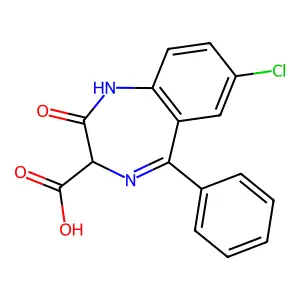 氯拉西酸 structure