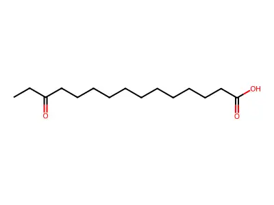 13-Oxopentadecanoic acid structure