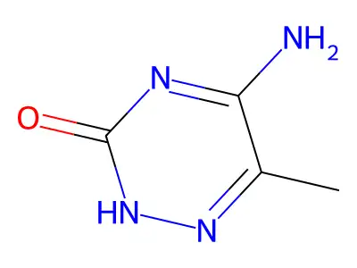5-Amino-6-methyl-1,2,4-triazin-3-ol structure