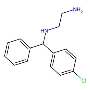 N-[α-(4-氯苯基)苄基]乙烷-1,2-二胺 structure
