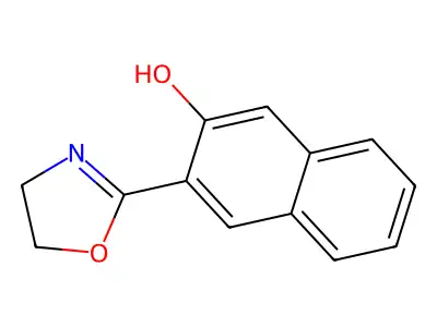 3-(4,5-Dihydrooxazol-2-yl)naphthalen-2-ol structure