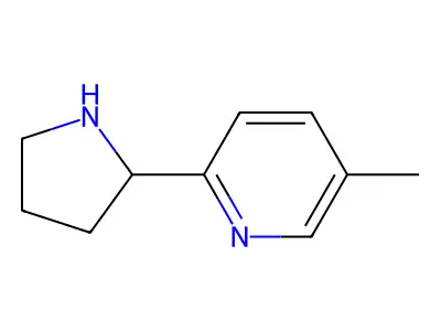5-Methyl-2-(pyrrolidin-2-yl)pyridine structure
