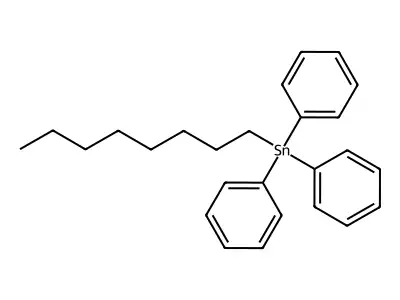 Octyl(triphenyl)stannane structure