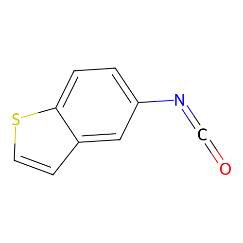 5-Isocyanato-1-benzothiophene structure