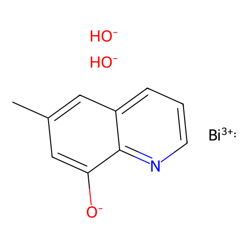 Bismuth;6-methylquinolin-8-olate;dihydroxide structure