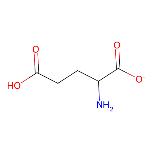 2-Amino-5-hydroxy-5-oxopentanoate structure