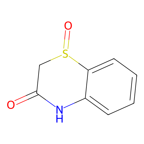 2H-1,4-Benzothiazin-3(4H)-one 1-oxide structure
