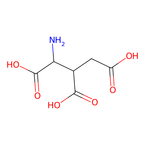 alpha-Aminotricarballylic acid structure