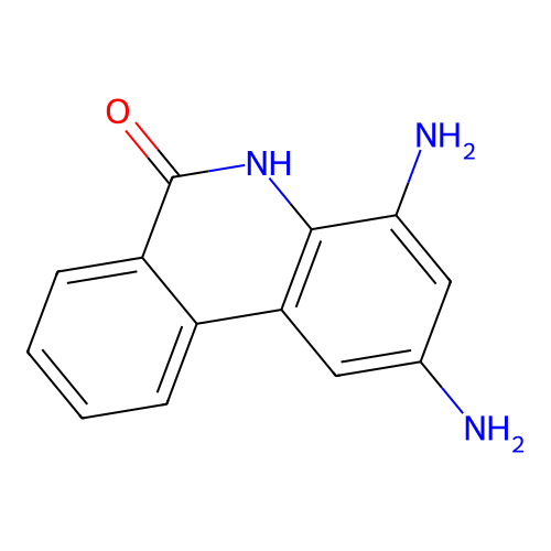 2,4-Diaminophenanthridin-6(5h)-one structure