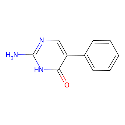 2-amino-5-phenyl-1H-pyrimidin-6-one structure