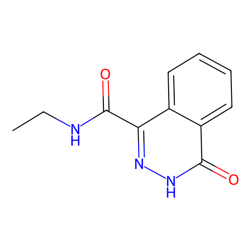 N-ethyl(4-oxo(3-hydrophthalazinyl))carboxamide structure