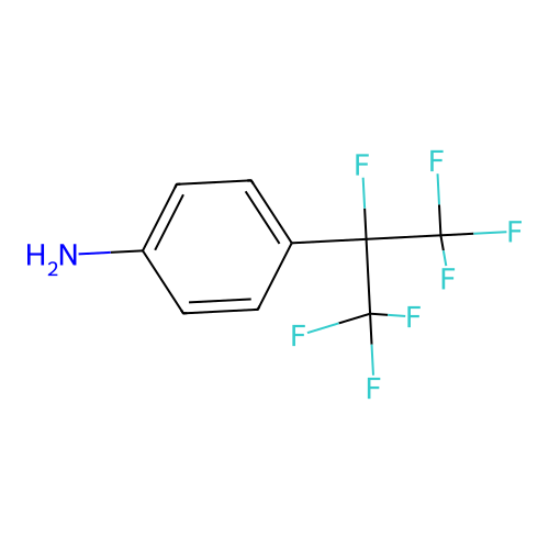4-(Heptafluoropropan-2-yl)aniline structure