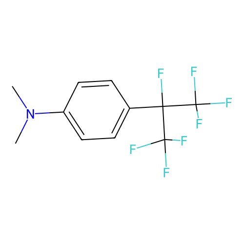 4-(1,1,1,2,3,3,3-Heptafluoropropan-2-yl)-N,N-dimethylaniline structure