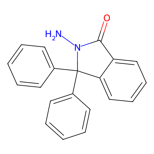 Phthalimidine, 2-amino-3,3-diphenyl- structure