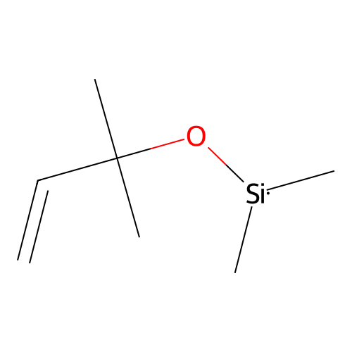 Dimethyl((2-methylbut-3-en-2-yl)oxy)silyl structure