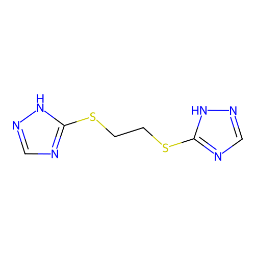 3-([2-(4H-1,2,4-Triazol-3-ylthio)ethyl]thio)-4H-1,2,4-triazole structure