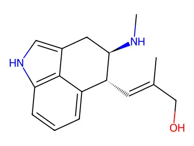 裸麦角碱 structure