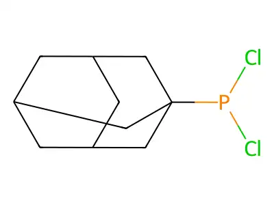 P-Tricyclo(3.3.1.13,7)dec-1-ylphosphonous dichloride structure