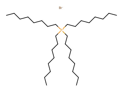 Tetraoctylphosphonium bromide structure