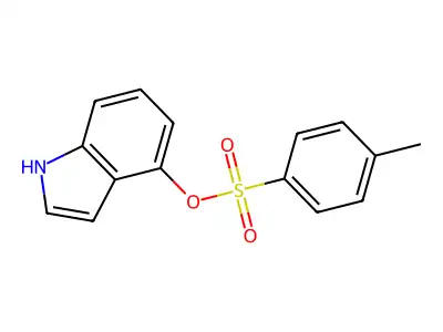 1H-indol-4-yl 4-methylbenzene-1-sulfonate structure