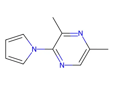3,5-dimethyl-2-(1H-pyrrol-1-yl)pyrazine structure