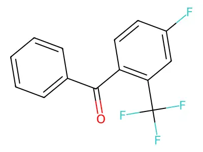[4-Fluoro-2-(trifluoromethyl)phenyl]phenylmethanone structure