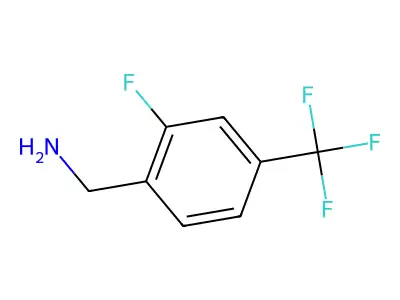 2-Fluoro-4-(trifluoromethyl)benzylamine structure