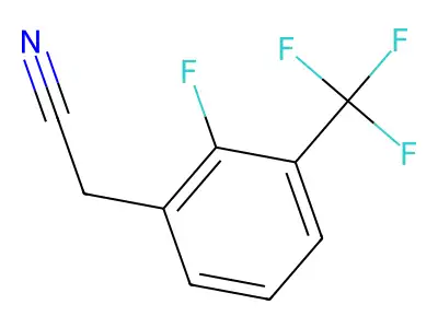 2-Fluoro-3-(trifluoromethyl)phenylacetonitrile structure