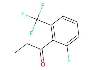 1-(2-Fluoro-6-(trifluoromethyl)phenyl)propan-1-one structure