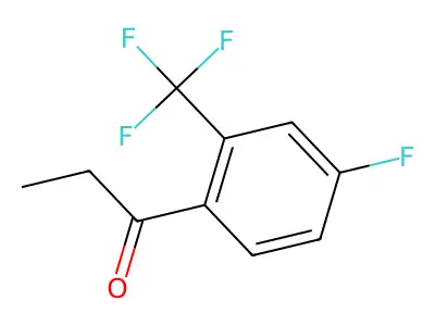 4'-Fluoro-2'-(trifluoromethyl)propiophenone structure