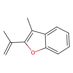 Benzofuran, 2-isopropenyl-3-methyl- structure