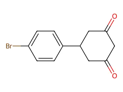 5-(4-Bromophenyl)-3-hydroxy-cyclohex-2-en-1-one structure