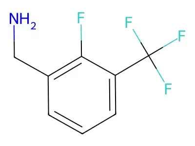 2-Fluoro-3-trifluoromethylbenzylamine structure