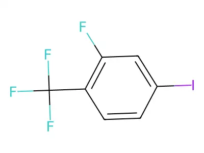 2-Fluoro-4-iodo-1-(trifluoromethyl)benzene structure