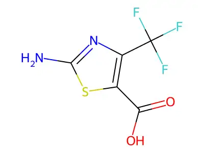 2-Amino-4-(trifluoromethyl)thiazole-5-carboxylic acid structure