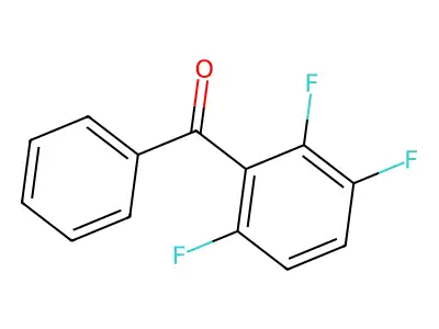 2,3,6-Trifluorobenzophenone structure