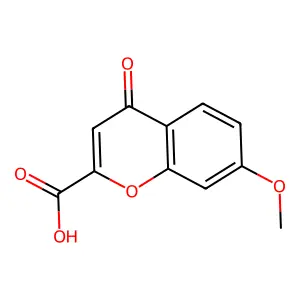 7-methoxy-4-oxo-4H-chromene-2-carboxylic acid structure