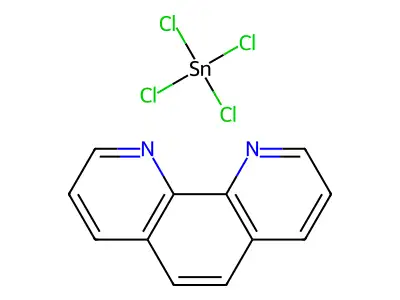 1,10-Phenanthroline;tetrachlorostannane structure