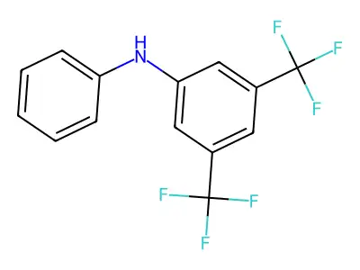 3,5-Bis(trifluoromethyl)diphenylamine structure