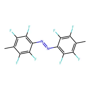 Azobenzene, 2,2',3,3',5,5',6,6'-octafluoro-4,4'-dimethyl- structure