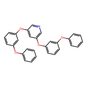 Pyridine, 3,5-bis(3-phenoxyphenoxy)- structure