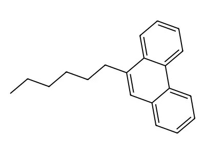 9-Hexylphenanthrene structure