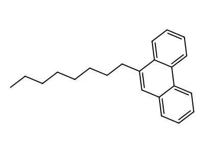 9-Octylphenanthrene structure
