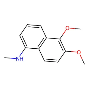 2-Naphthylamine, 5,6-dimethoxy-N-methyl- structure